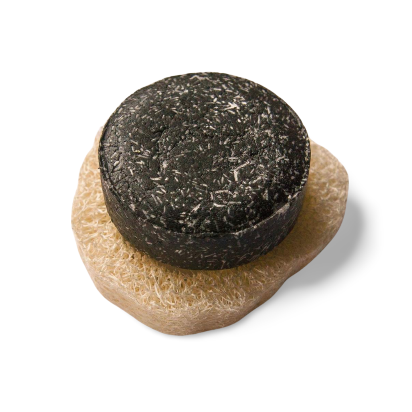 Solid shampoo with charcoal for men