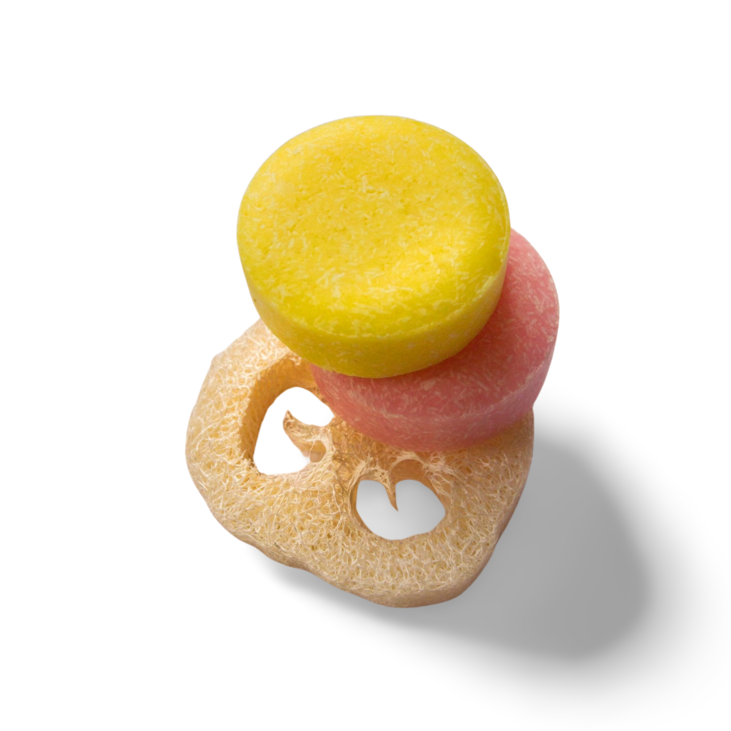 Solid shampoo for normal and dry hair with lemongrass