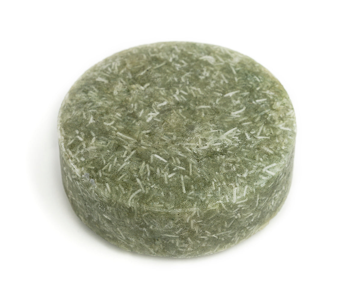 Solid shampoo for normal and dry hair with lemongrass