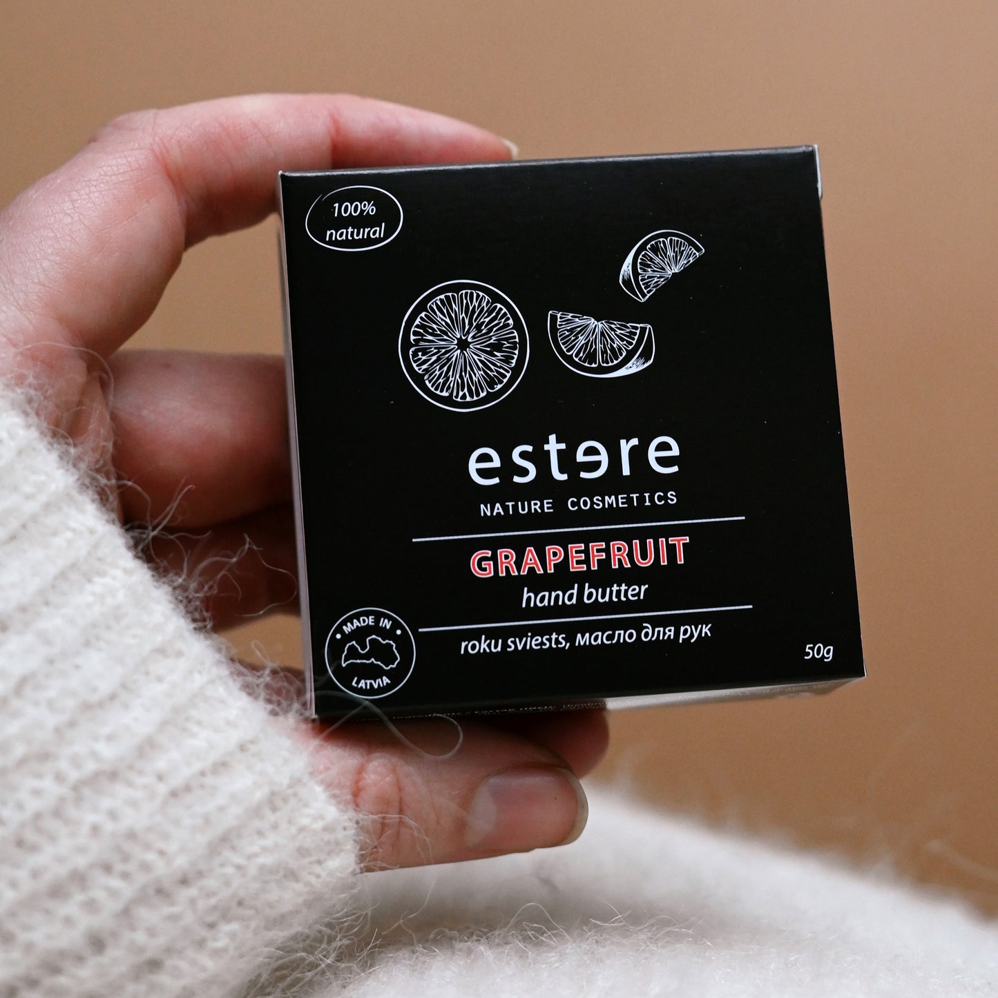 Hand butter Grapefruit