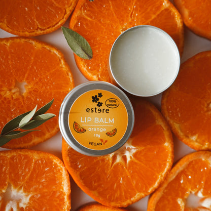 Lip balm Orange, 10 gr